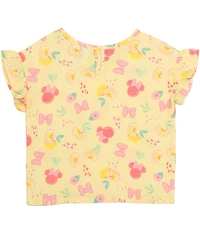 Disney Girls' 2T-6X Minnie Mouse T-Shirt and Shorts, 2-Piece Set