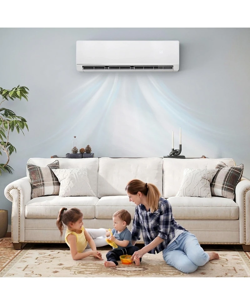 Vebreda Energy Star Certified 18000 Btu 25 Seer2 208-230V Mini Split Heat Pump Heating