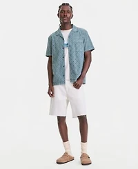 Sun Stone Mens Cotton Eyelet Camp Shirt T Shirt Denim Shorts Macys Exclusive