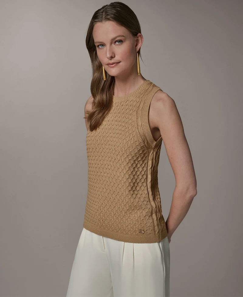 Donna Karan New York Women's Crewneck Knit Sweater Top