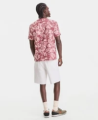 Sun Stone Mens Cotton Tropical Print T Shirt Relaxed Denim Shorts Macys Exclusive