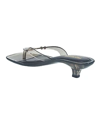 True Religion Womens Jelly Thong Strap Heel