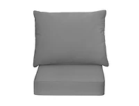 Slickblue Deep Seat Chair Cushion Pads Set with Rope Belts for Indoor and Outdoor