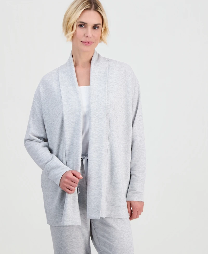 Style & Co Petite LuxLounge French Terry Fleece Cardigan, Macy's Exclusive