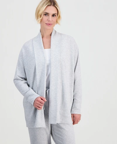 Style & Co Petite LuxLounge French Terry Fleece Cardigan, Macy's Exclusive