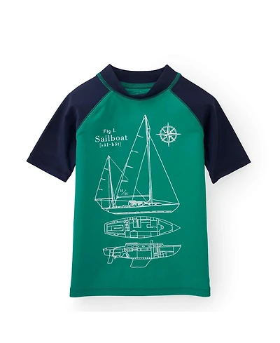 Hope & Henry Big Boys Hope and Henry Short Sleeve Rash Guard