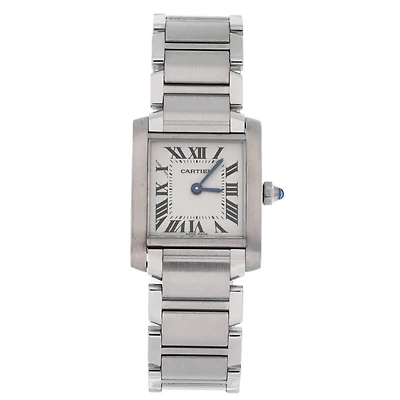 Pre-Owned Cartier Tank Francaise Quartz Watch in Stainless Steel 20mm