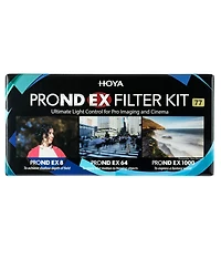 Hoya 77mm Prond Ex Neutral Density Filter Kit with Prond Ex 8, Prond Ex 64, Prond Ex 1000