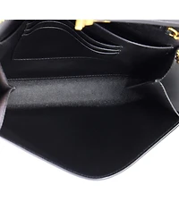 Pre-Owned Saint Laurent Small Cassandra Chain Shoulder Bag Leather