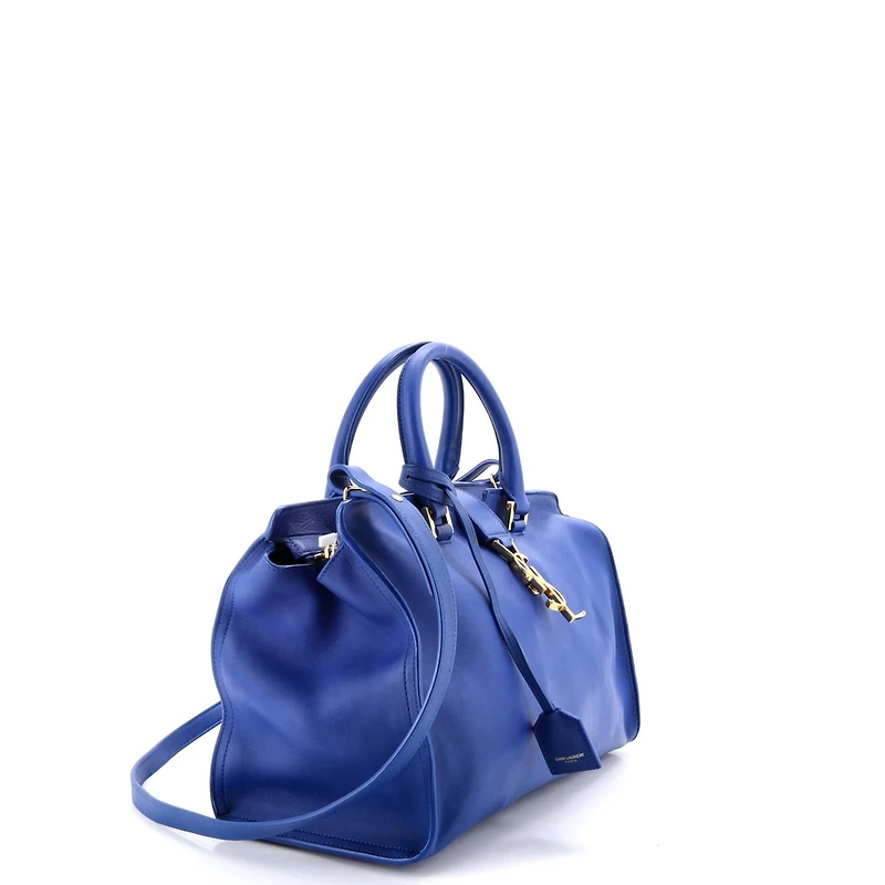 Pre-Owned Saint Laurent Small Monogram Cabas Leather