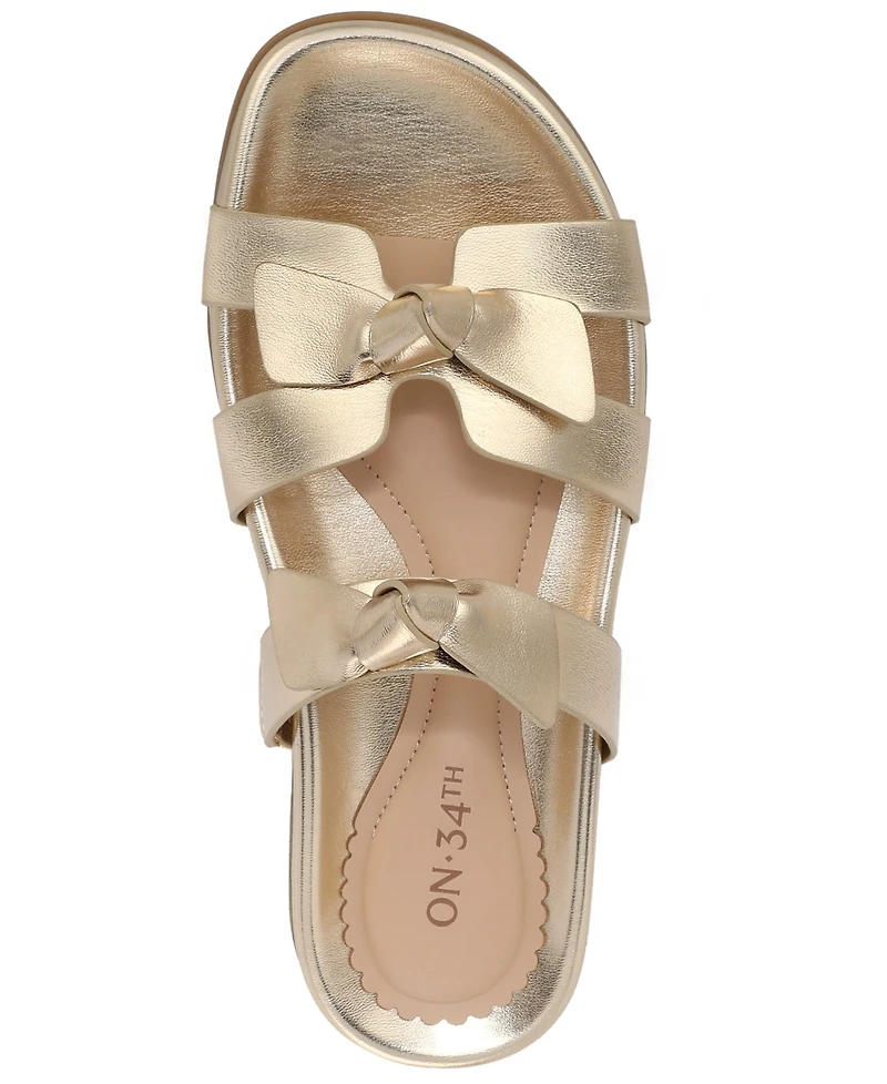 On 34th Women's Ryelee Slip-On Flat Sandals, Macy's Exclusive