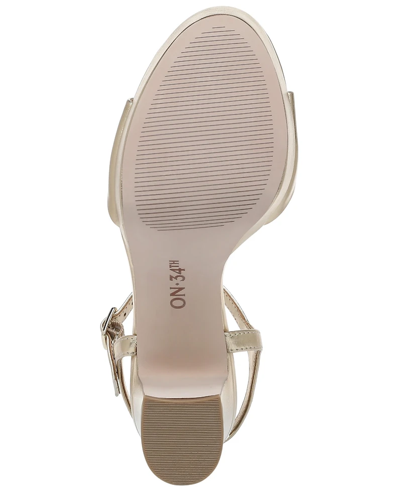 On 34th Women's Suzannahh Buckled Platform Sandals, Macy's Exclusive