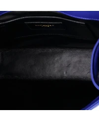 Pre-Owned Saint Laurent Medium Classic Monogram Envelope Satchel Matelasse Chevron Leather
