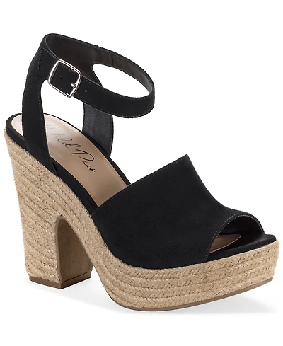 Wild Pair Women's Victoire Espadrille Block Heel Dress Sandals, Macy's Exclusive