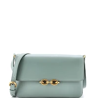 Pre-Owned Saint Laurent Medium Le Maillon Shoulder Bag Leather