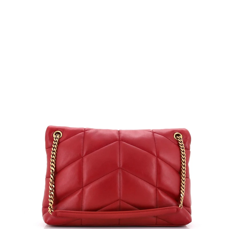 Pre-Owned Saint Laurent Medium Loulou Puffer Shoulder Bag Quilted Leather