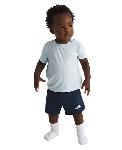 The North Face Baby Boy's Short Sleeve Top and Shorts, 2-Piece Set