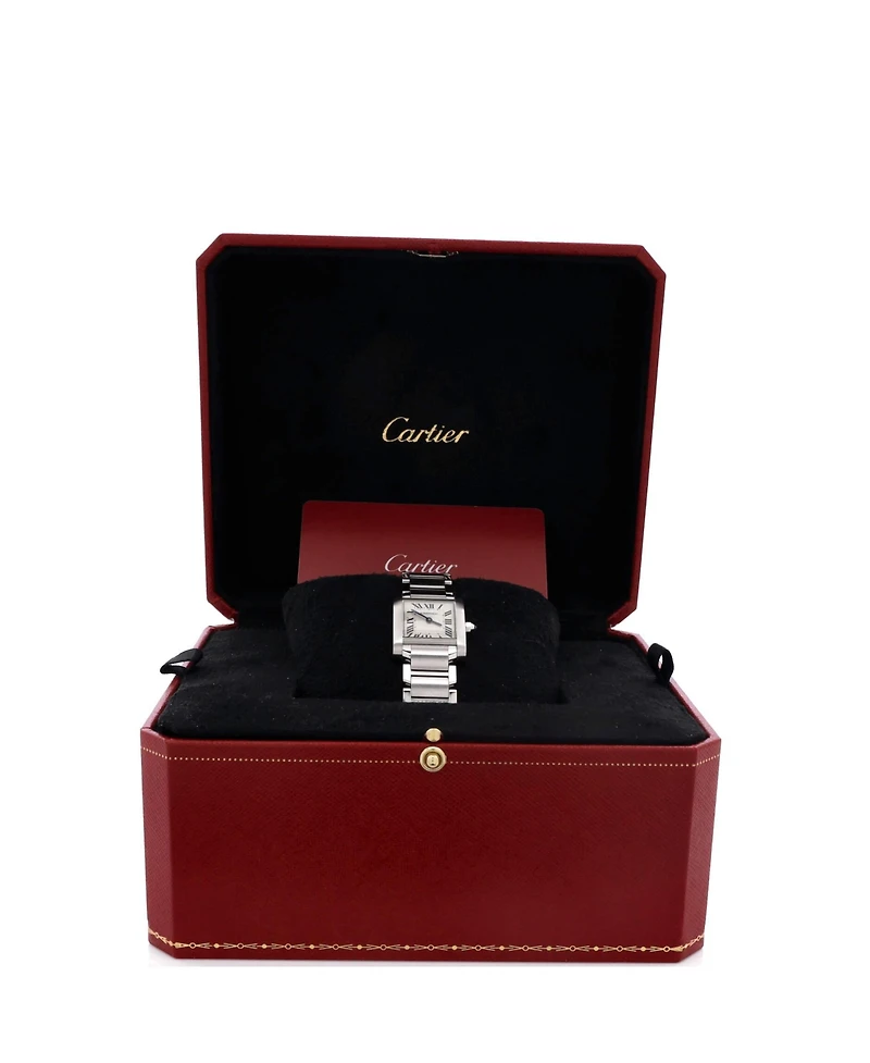 Pre-Owned Cartier Tank Francaise Quartz Watch in Stainless Steel 20mm