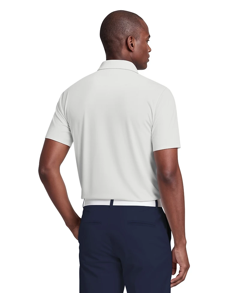 Pga Tour Men's Active Ombre Geo Print Golf Polo Shirt