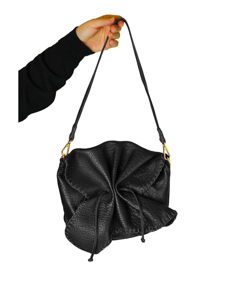 Carlos Falchi Medium Butterfly Lambskin Bag