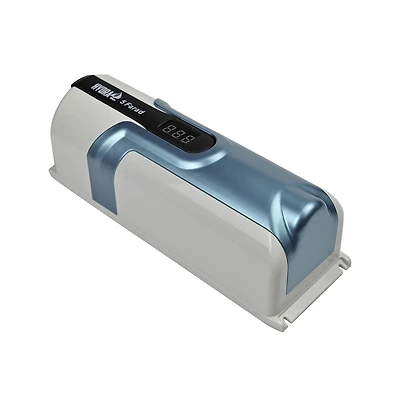 Pyle 0.5 Farad Digital Power Capacitor - High-Performance Car Audio Accessory with Blue Digital Display and Stainless-Steel Screws