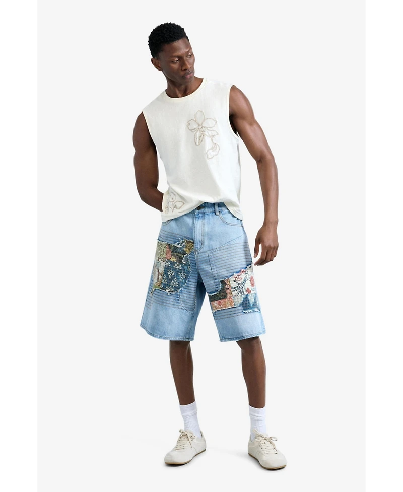 Desigual Men's Embroidered spaghetti strap top