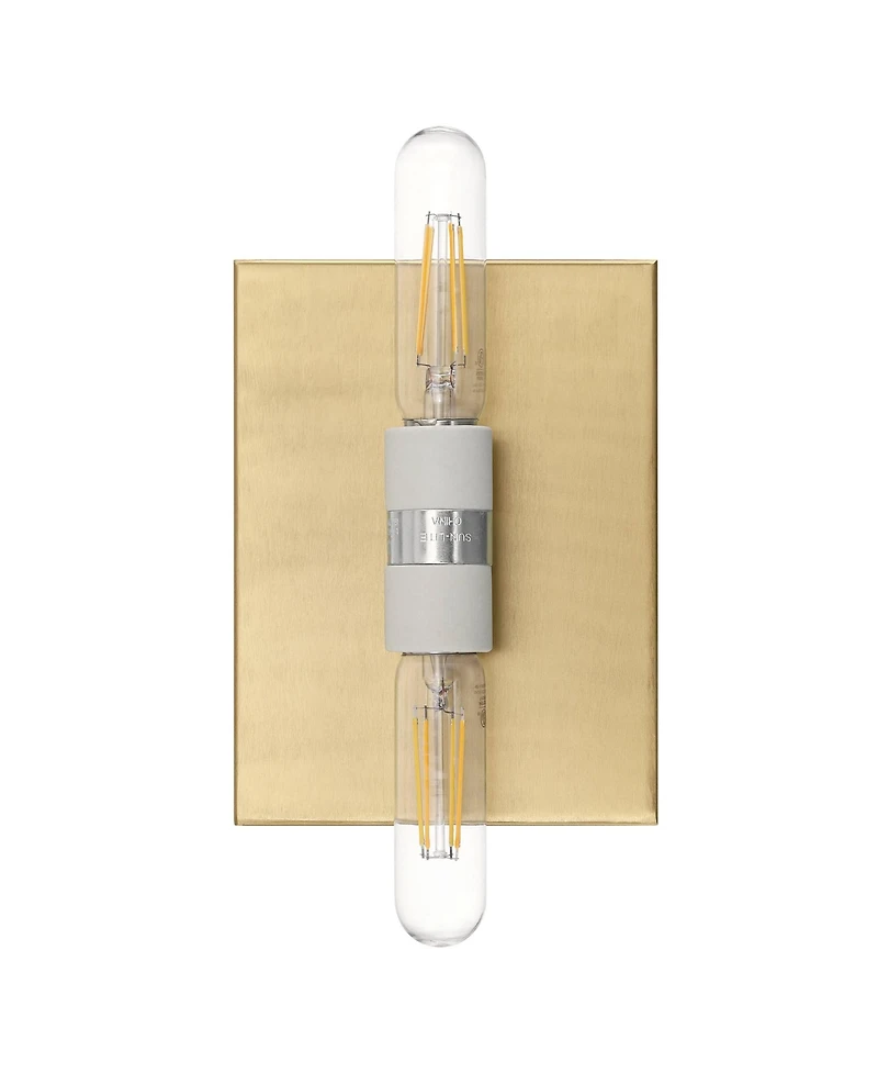 360 Lighting Cabo 14 1/2" Linen and Rope 2-Light Wall Sconce Set of 2