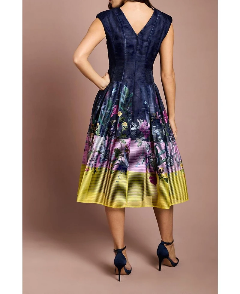 Coast Women's Burnout Drop Waist Midi Dress