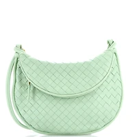 Pre-Owned Bottega Veneta Medium Gemelli Shoulder Bag Intrecciato Leather