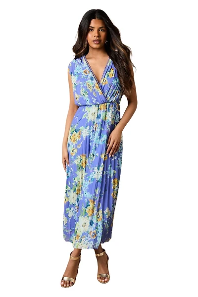 Oasis Women's Occasion Wrap Maxi Dress