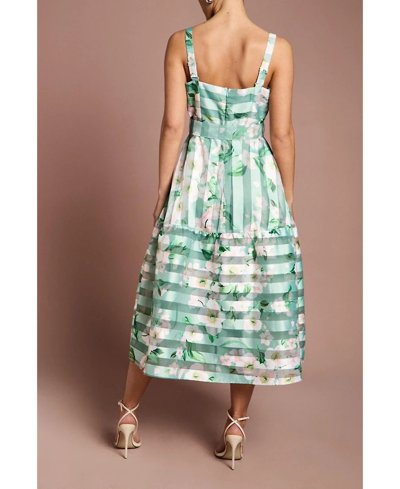 Coast Women's Burnout Organza Midi Dress