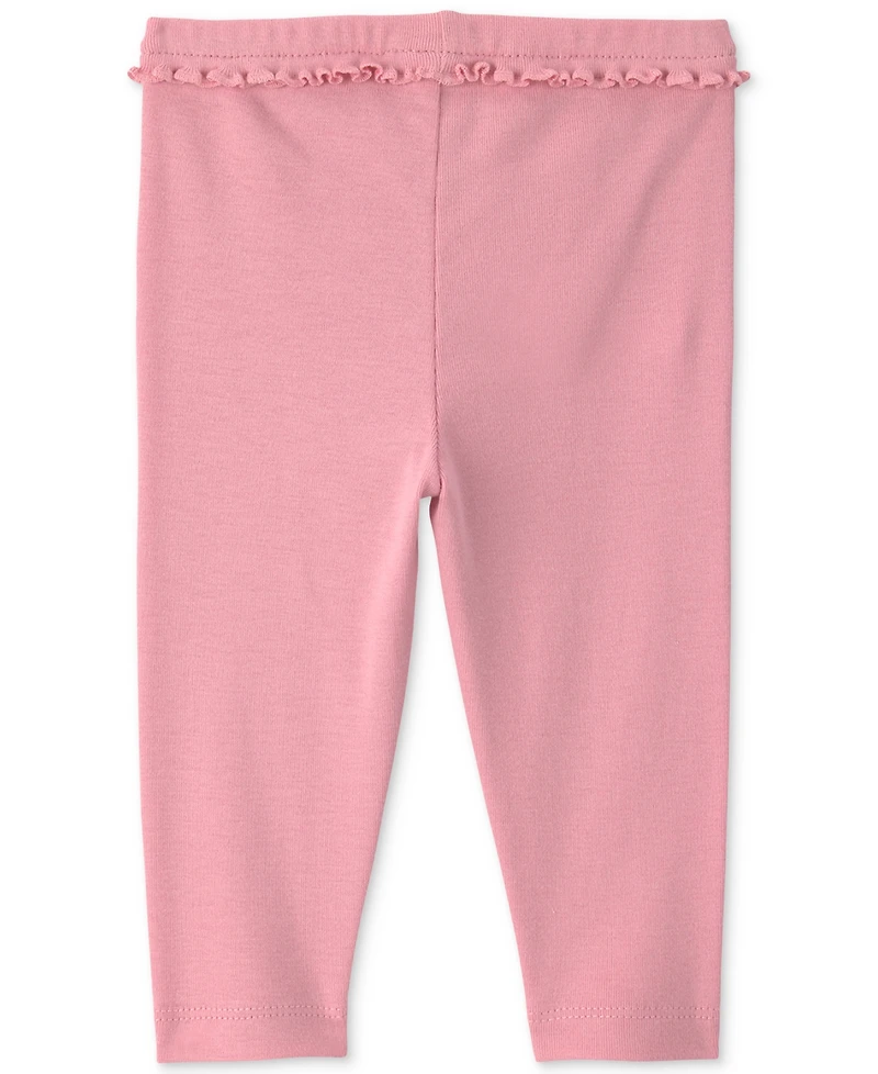 Carter's Baby Girls' and Boys' Pull-On Pants, 2-Pack