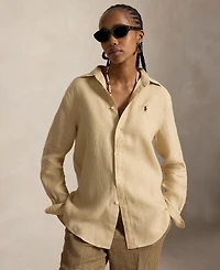 Polo Ralph Lauren Women's Classic-Fit 100% Linen Shirt