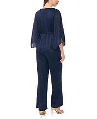 Msk Petite Mid-Rise Pull-On Pants