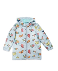 Holly and Beau Girls Color Changing Hooded Raincoat