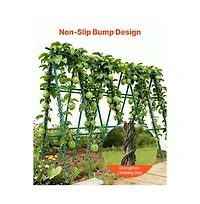 Sugift Garden Stakes 25 Pack Plastic Coated Metal Tomato Stakes