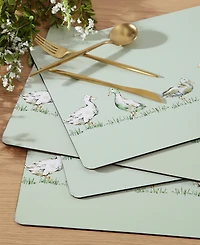 Laura Ashley Mallard Cork Placemats, Set of 4