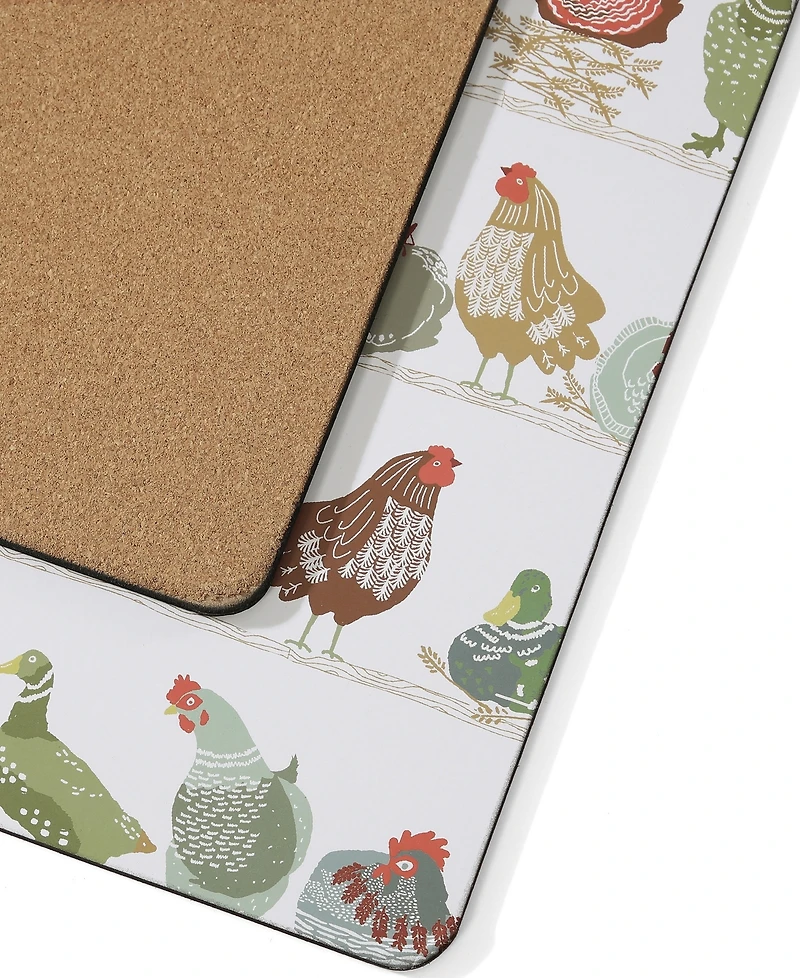 Laura Ashley Coop Cork Placemats, Set of 4