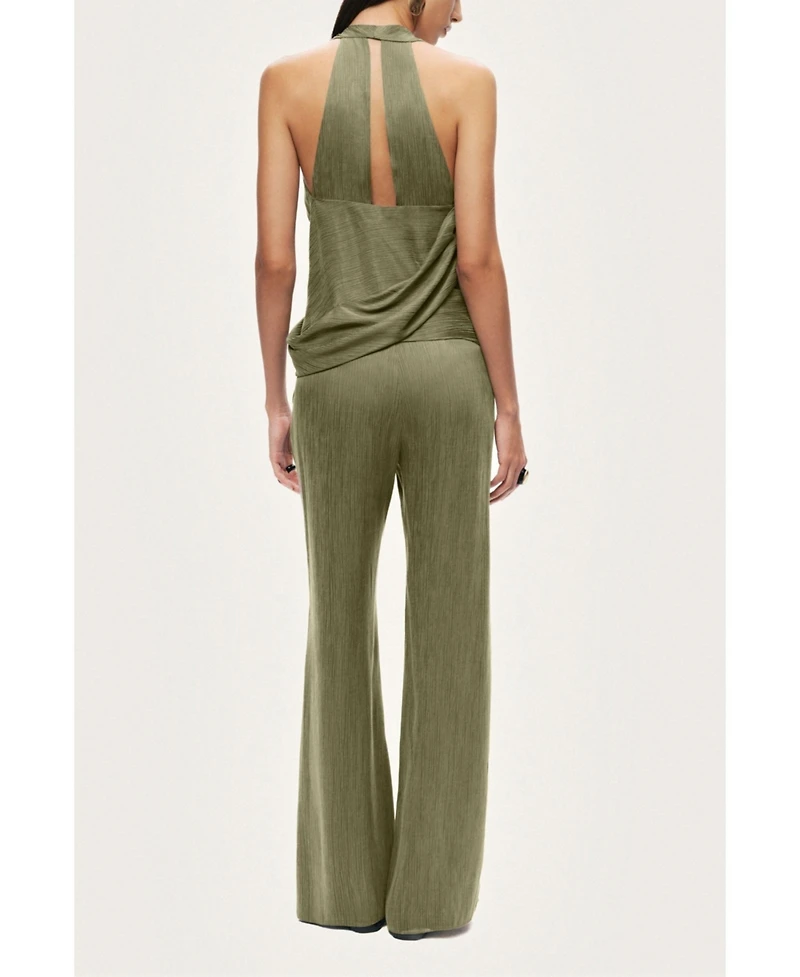 Nocturne Women's Relaxed Straight-Leg Pants