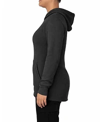 Blue Ice Women's Loose Fit Waffle Knit Thermal Pullover Hoodie