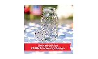 Ball Americana Glass Mason Jars, Regular Mouth, Pint (16 oz), Pack of 8