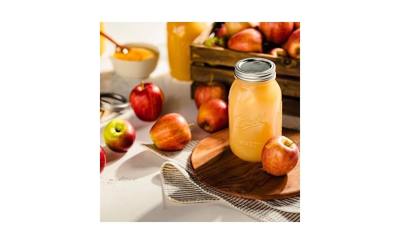 Ball Glass Mason Jar, Regular Mouth, Quart Size (32 oz), Pack of 4