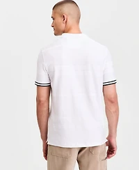 Guess Men's Jacquard Detailed Polo Shirt