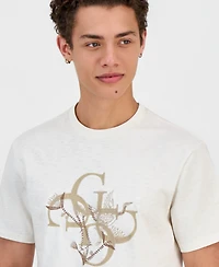 Guess Men's Crafted Bird Graphic T-Shirt