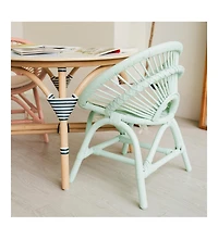Momiji Maya Handcrafted Rattan Kids Chair with cushion