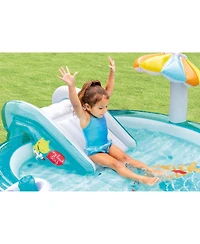 Gnuadz Gator Inflatable Kiddie Pool Water Play Swim Center