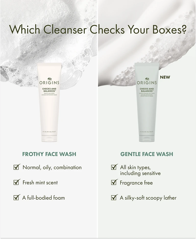 Origins Checks & Balances Frothy Face Wash