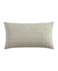 Levtex Mills Waffle Invisible Zipper Decorative Pillow, 12" x 24"