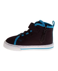 Monster Jam Canvas HighTop Sneakers Kids Durable Rugged Tread LaceUp Style Action Ankle Support