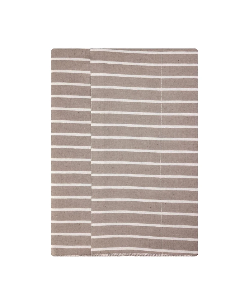 Hudson Baby Infant Cotton Poly Flannel Burp Cloths 4-Pack, French Bulldog Stars, One Size